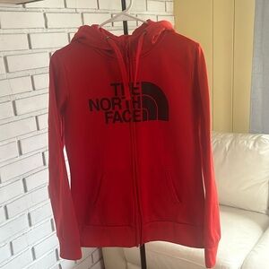 The North Face full zip hooded sweatshirt